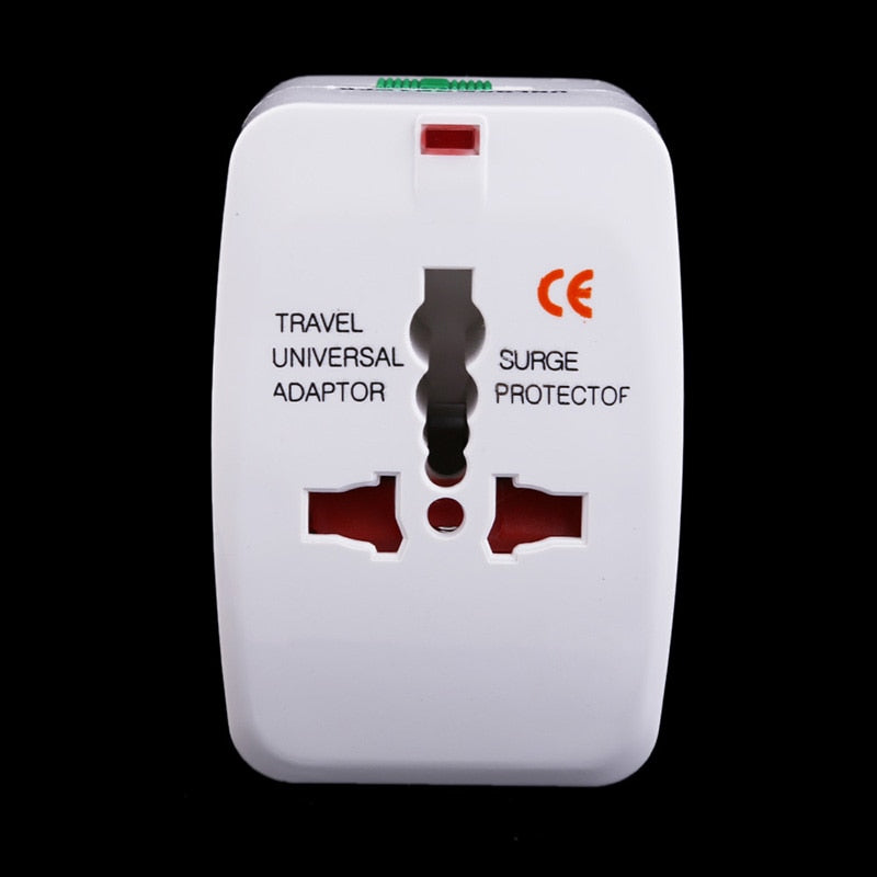 High Quality White Universal International US to EU Plug Power Travel Adapter Converter Consumer Electronics Accessories
