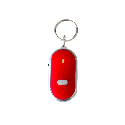 Wireless Whistle Key Finder Keychain For Women Men Anti-Lost Device Keyrings Electronic Anti-Theft Ellipse Plastic Key Search