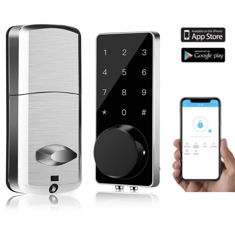 Smart Lock Keyless Entry Door Lock Deadbolt Digital Electronic Bluetooth Door Lock with Keypad Auto Lock for Home