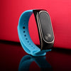 Ollivan Silicone Carbon Fiber Strap for Xiaomi Mi Band 2 Wristband Smart Accessories For Mi Band 2 Bracelet Miband 2 Wrist Strap