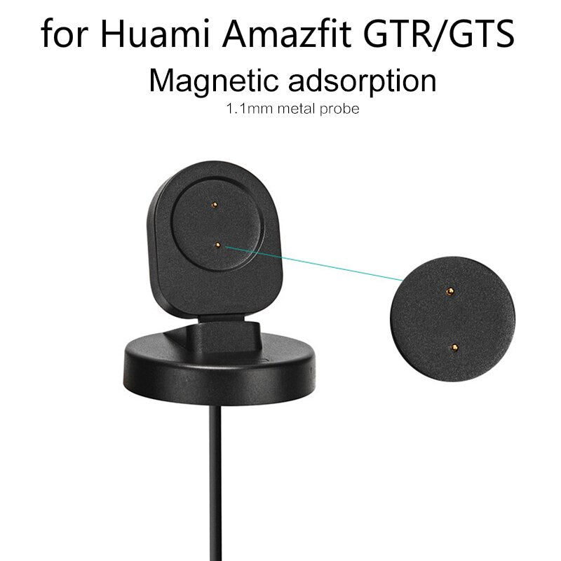New Portable Wireless Charger For Huami Amazfit GTR / GTS Smart Watch Fast Charging USB Charging Dock Smartwatch Accessories