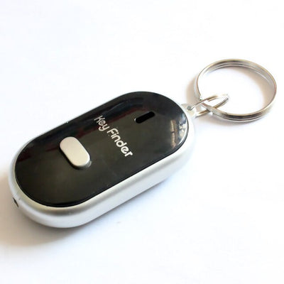 Wireless Whistle Key Finder Keychain For Women Men Anti-Lost Device Keyrings Electronic Anti-Theft Ellipse Plastic Key Search